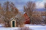 Two Sheds At Sunrise_04827